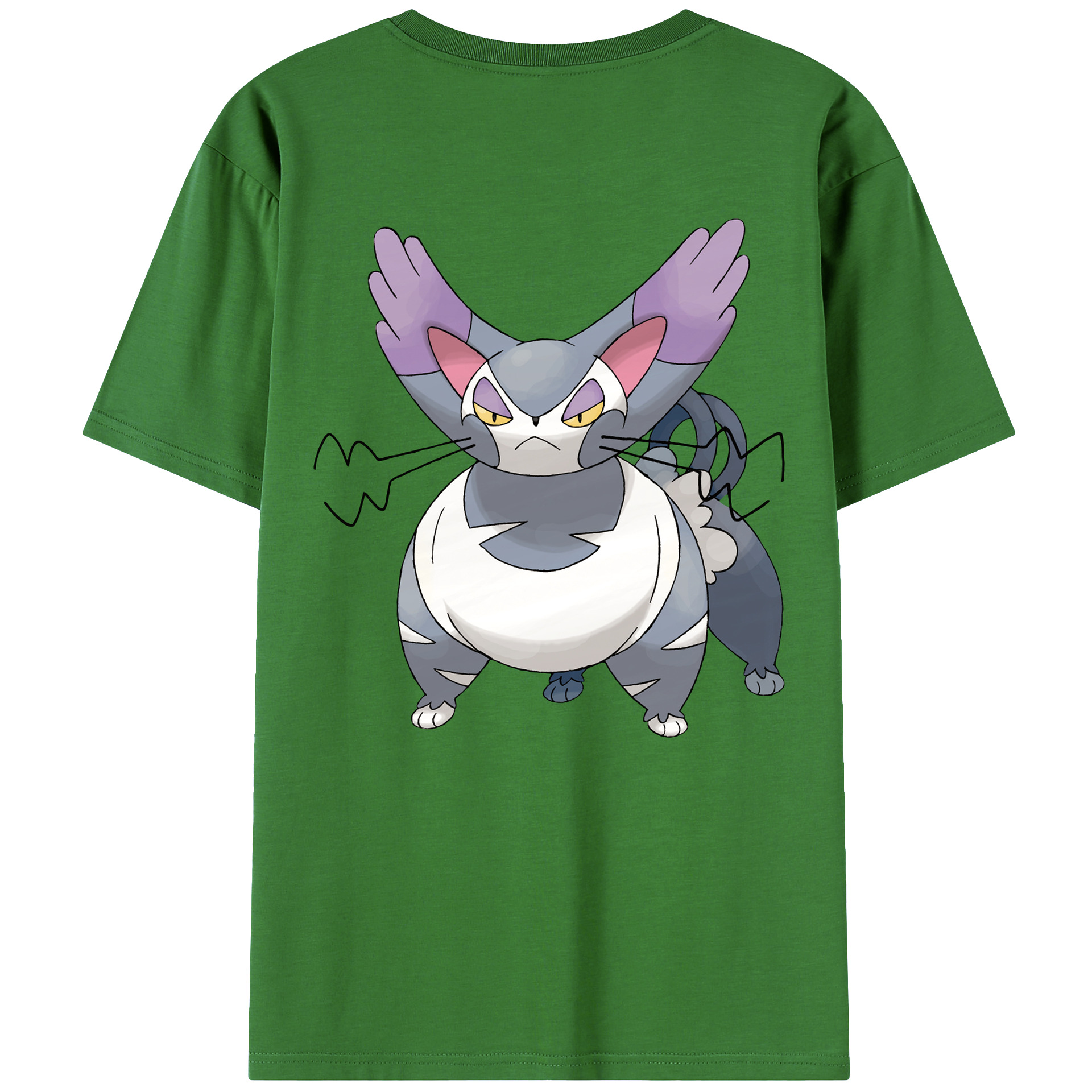 （画像用） ポケットモンスター Pokémon レディース半袖Tシャツ(バックプリント)